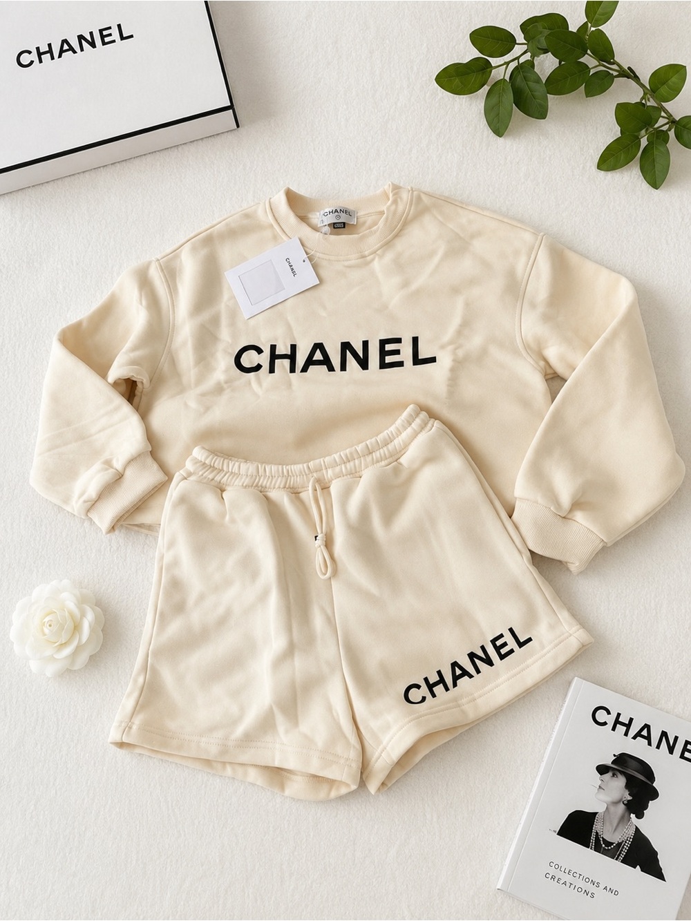 Cream Two-Piece Set - Picture 2 of 7